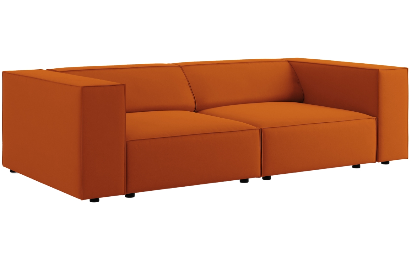 Cosmopolitan Design Sametová pohovka Arendal 204 cm
