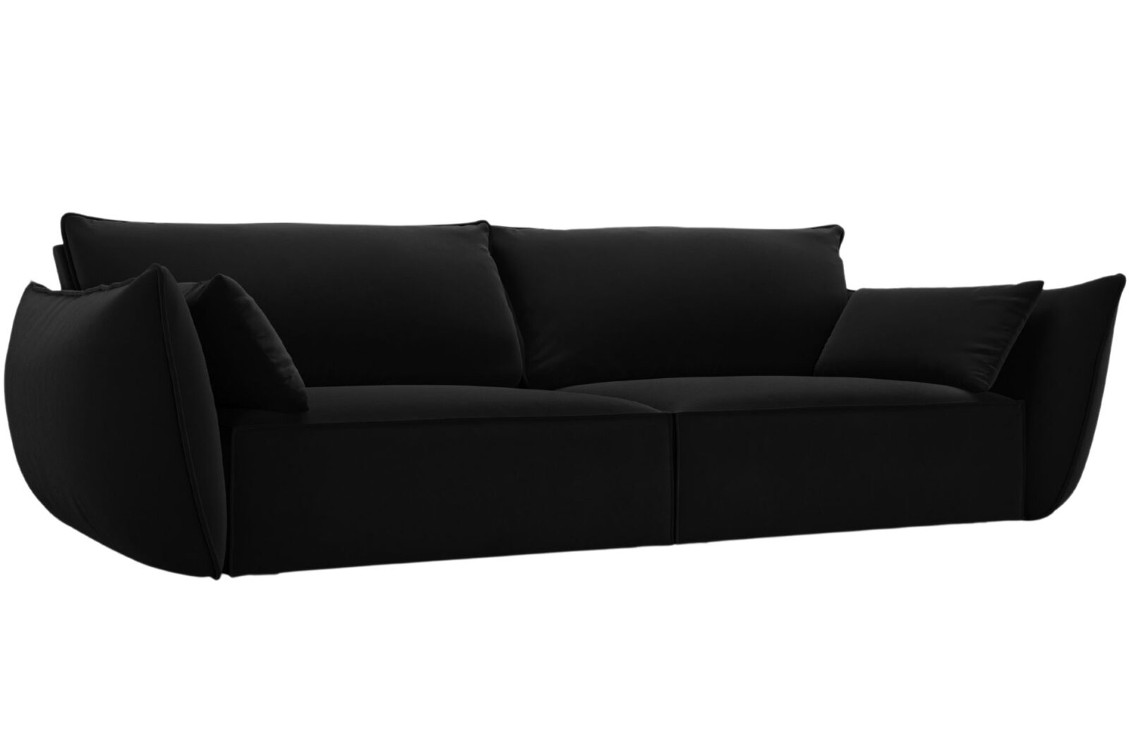 Micadoni Sametová pohovka Kaelle 208 cm