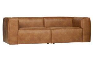 WOOOD Koženková pohovka Bearny 246 cm