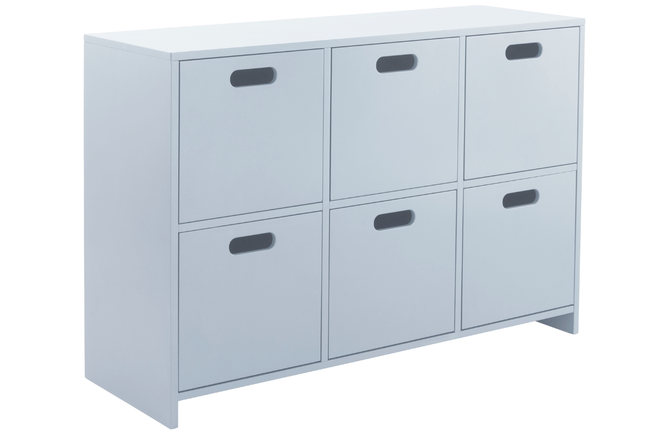 Jotex Světle modrá lakovaná komoda MONTI 100 x 35 cm