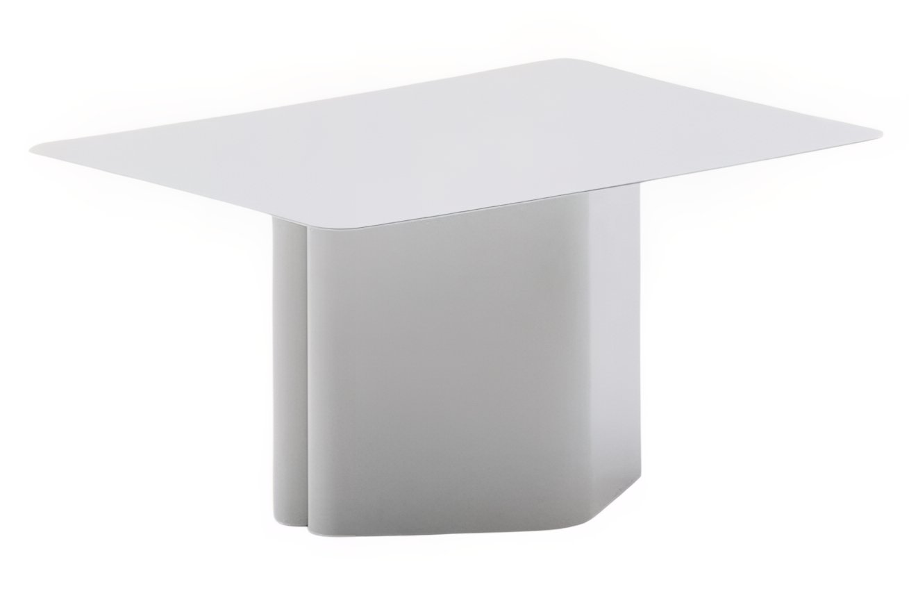 Šedý kovový konferenční stolek Kave Home Arvin 70 x 52 cm