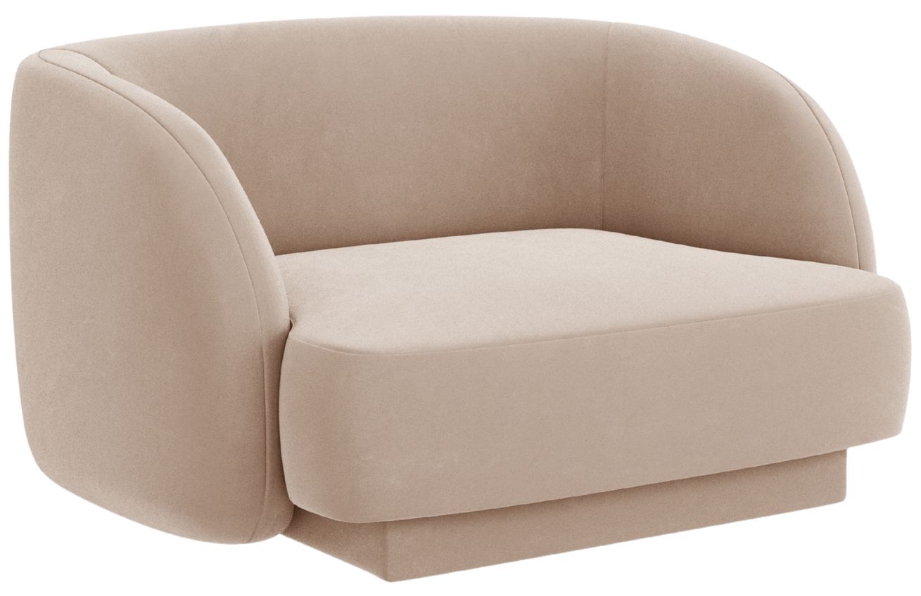 Micadoni Sametové křeslo Miley