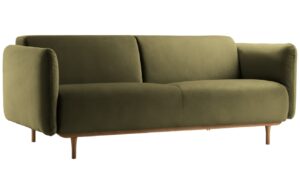 Micadoni Sametová pohovka Noomi 162 cm