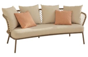 Micadoni Zahradní pohovka Canar 201 cm