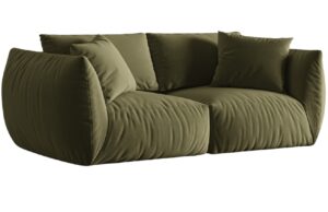 Micadoni Sametová pohovka Chris 220 cm