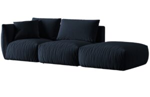 Micadoni Sametová pohovka Chris 315 cm