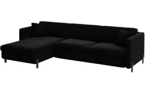 Micadoni Sametová rozkládací pohovka Gloria 280 cm