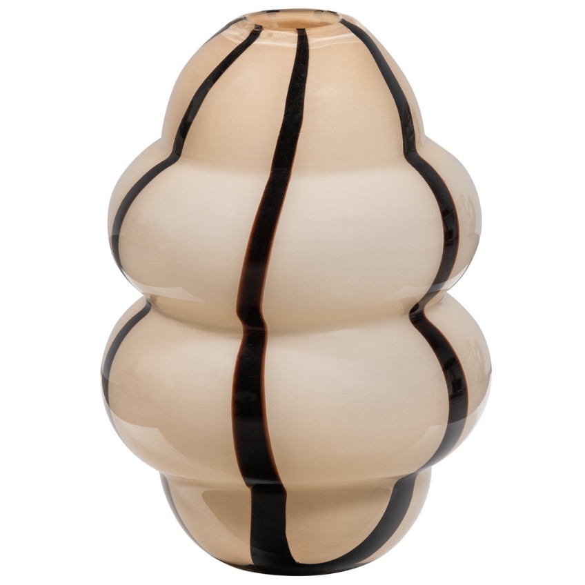 WOOOD Skleněná váza Kency 32 cm