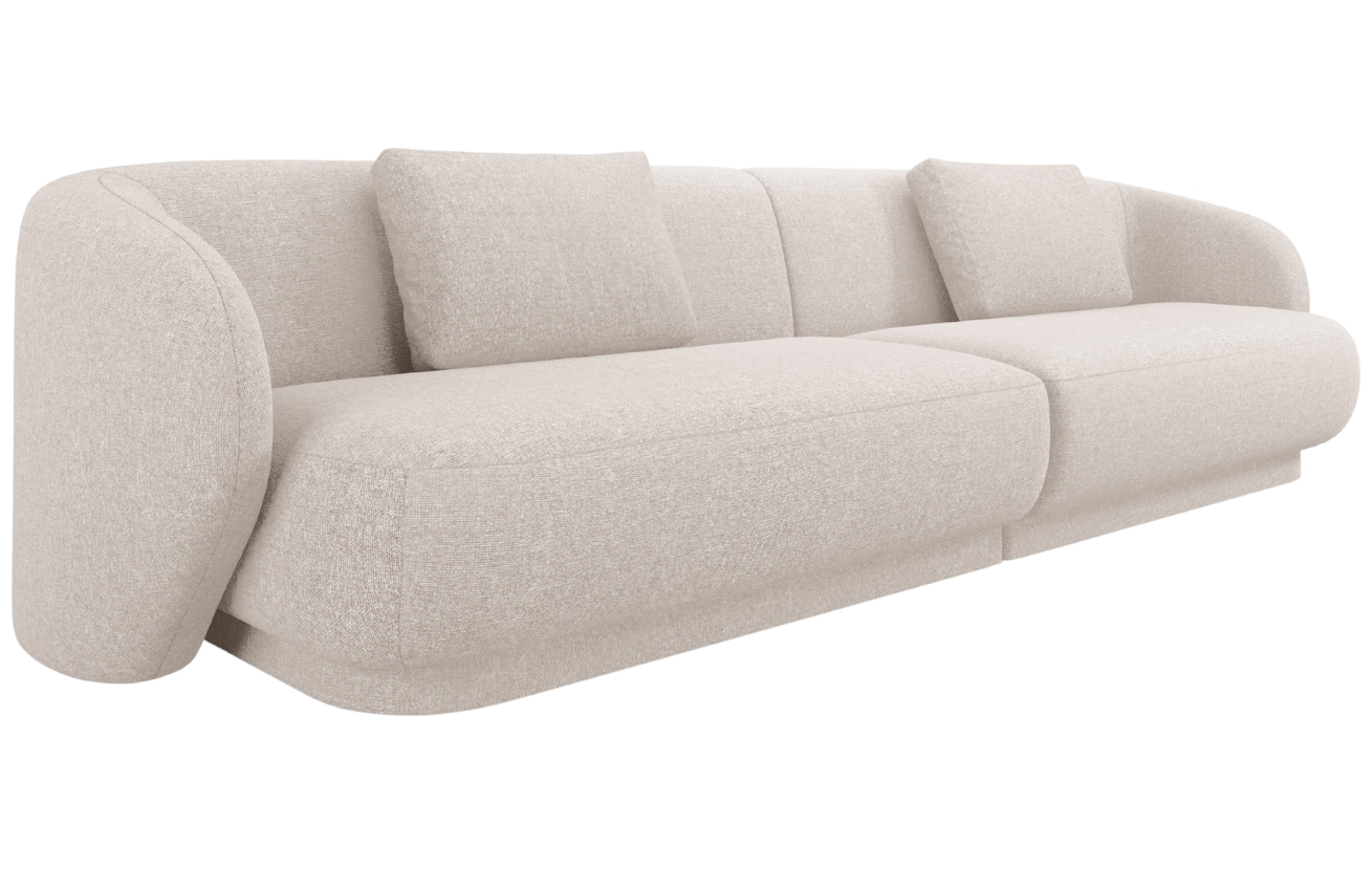 Cosmopolitan Design Béžová čalouněná čtyřmístná pohovka Camden 304 cm