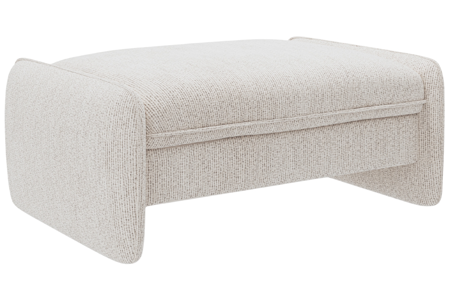 Micadoni Světle béžová podnožka Georgia 115 x 70 cm