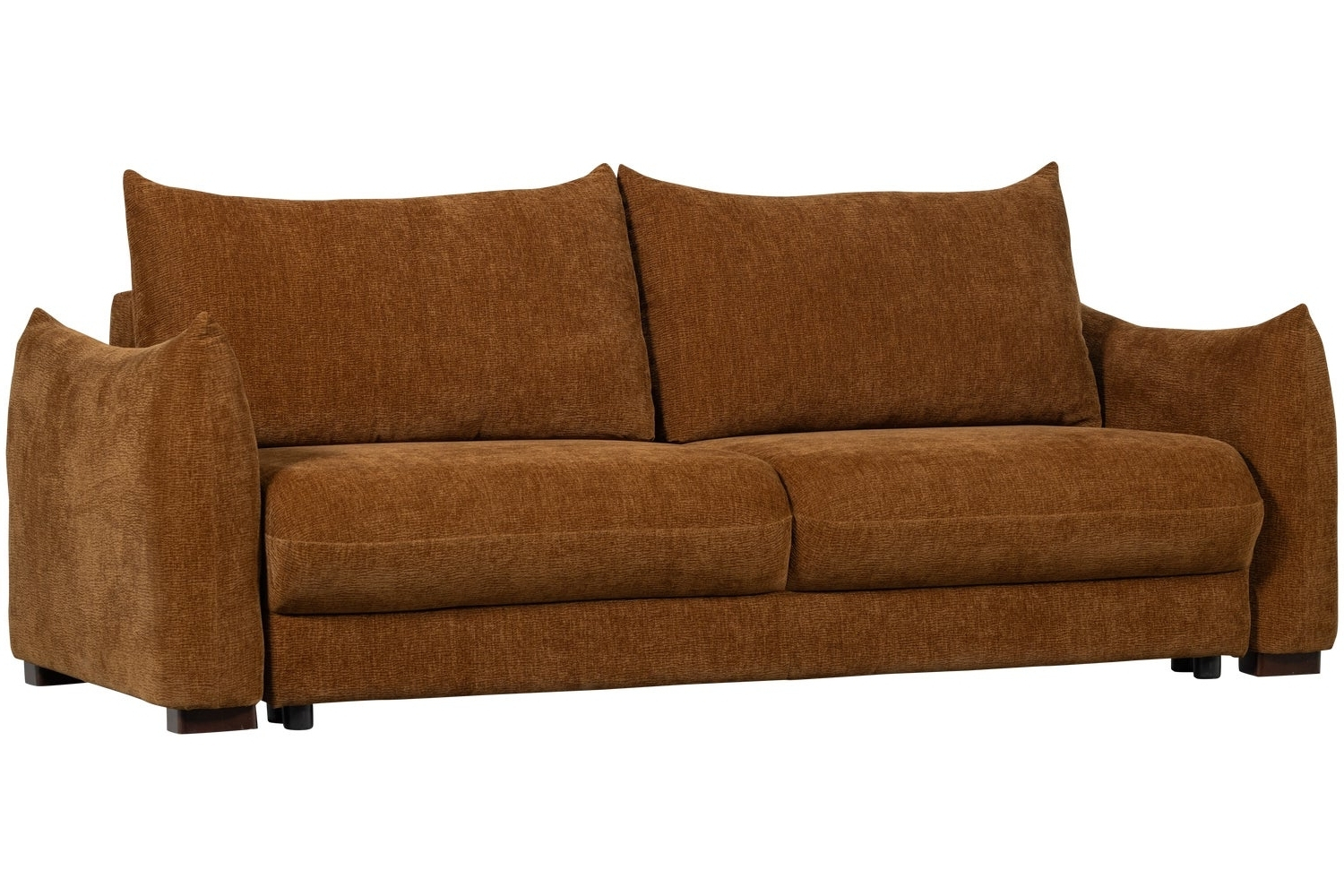 WOOOD Hnědá rozkládací pohovka Jonne 233 cm