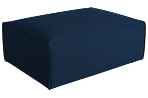 Cosmopolitan Design Tmavě modrá podnožka Mackay 100 x 69 cm