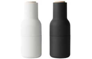 Audo CPH Set dvou bílo-černých silikonových mlýnků na sůl a pepř AUDO GRINDER II. 20