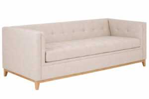 Nordic Design Béžová rozkládací pohovka Tomm 208 cm