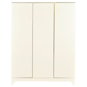 Světle žlutá dětská šatní skříň Quax Tsugi 144 x 58 cm