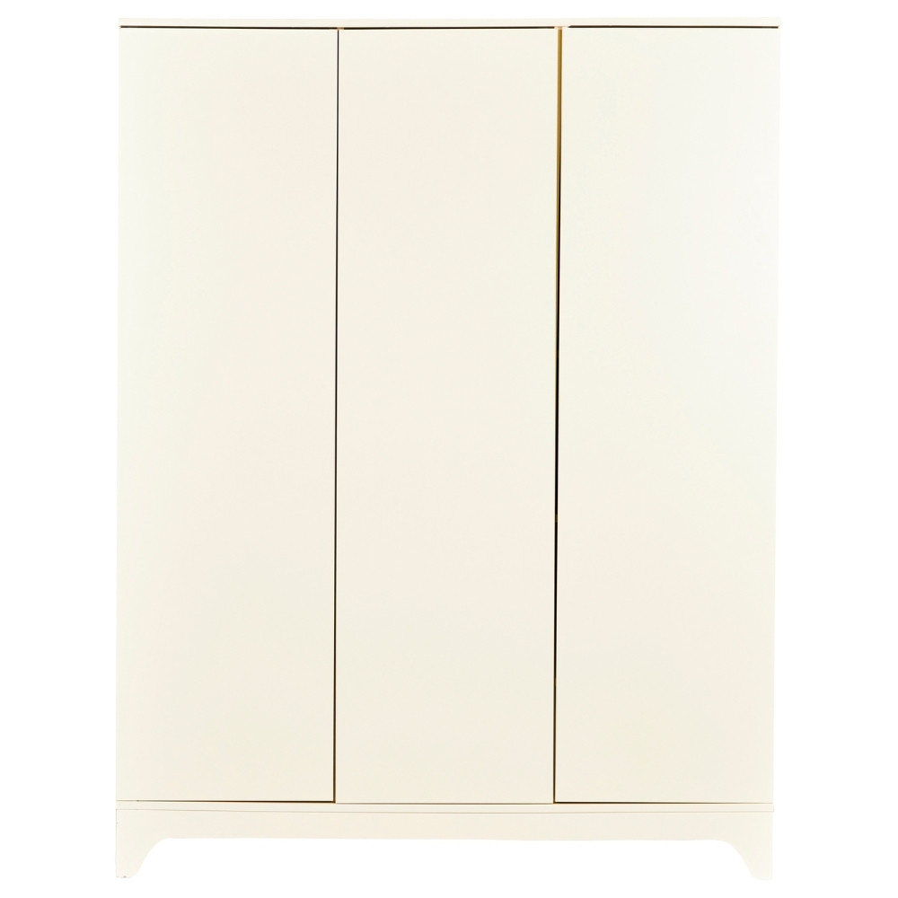 Světle žlutá dětská šatní skříň Quax Tsugi 144 x 58 cm