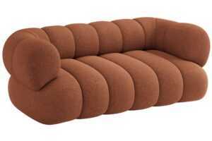 Cosmopolitan Design Terakotově oranžová dvoumístná pohovka Koge 180 cm