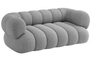 Cosmopolitan Design Šedá dvoumístná pohovka Koge 180 cm