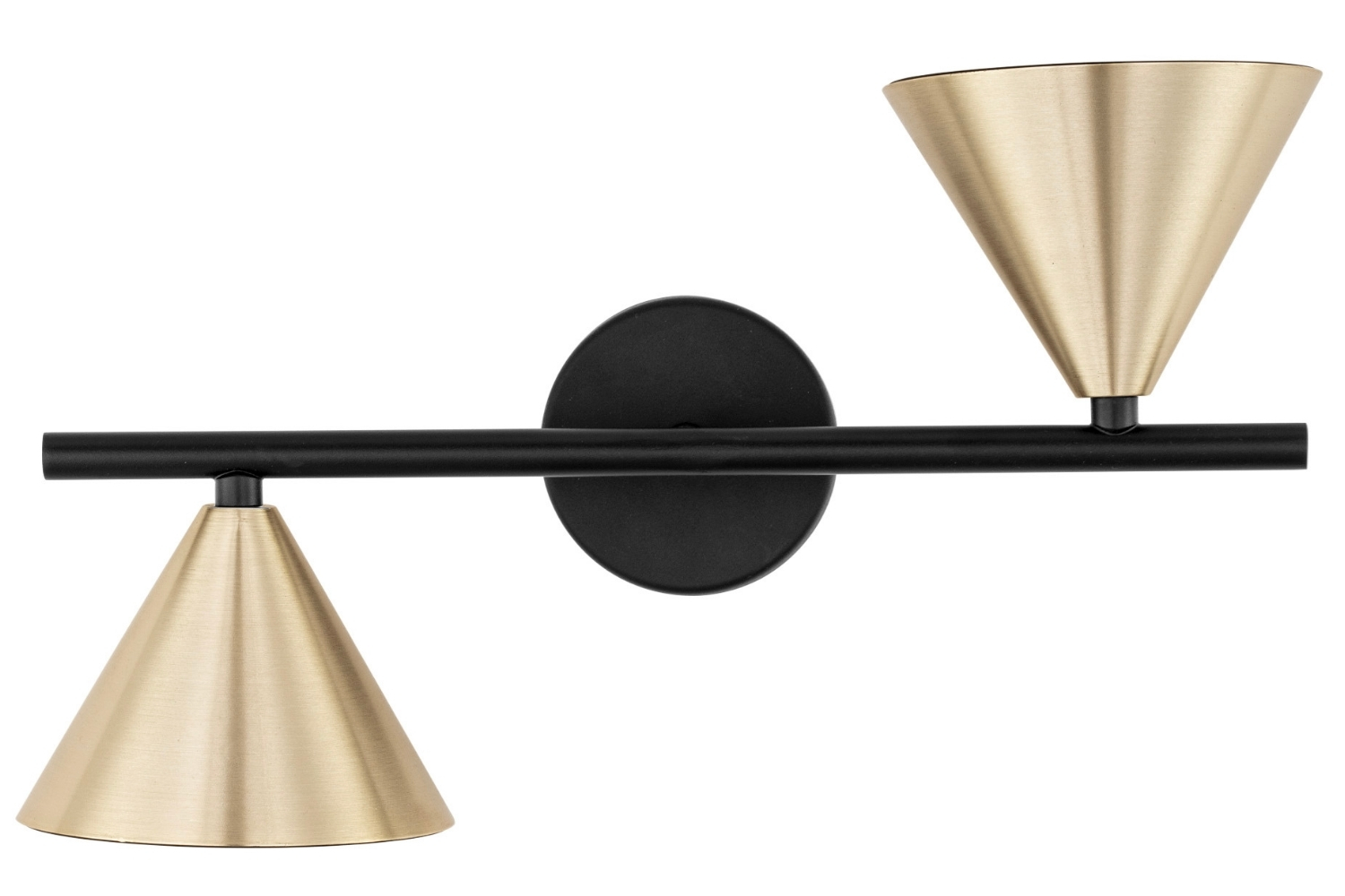 Nova Luce Zlaté kovové nástěnné světlo Conico II.