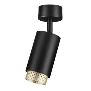 Nova Luce Černé bodové světlo Nessi ll. 6 cm