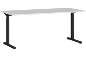 Germania Černo-šedý výškově nastavitelný pracovní stůl Profi 2.0 160 x 80 cm