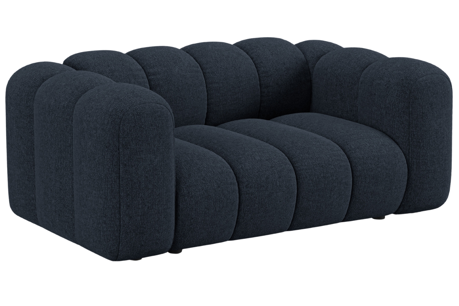 Micadoni Tmavě modrá dvoumístná pohovka Lupine 170 cm