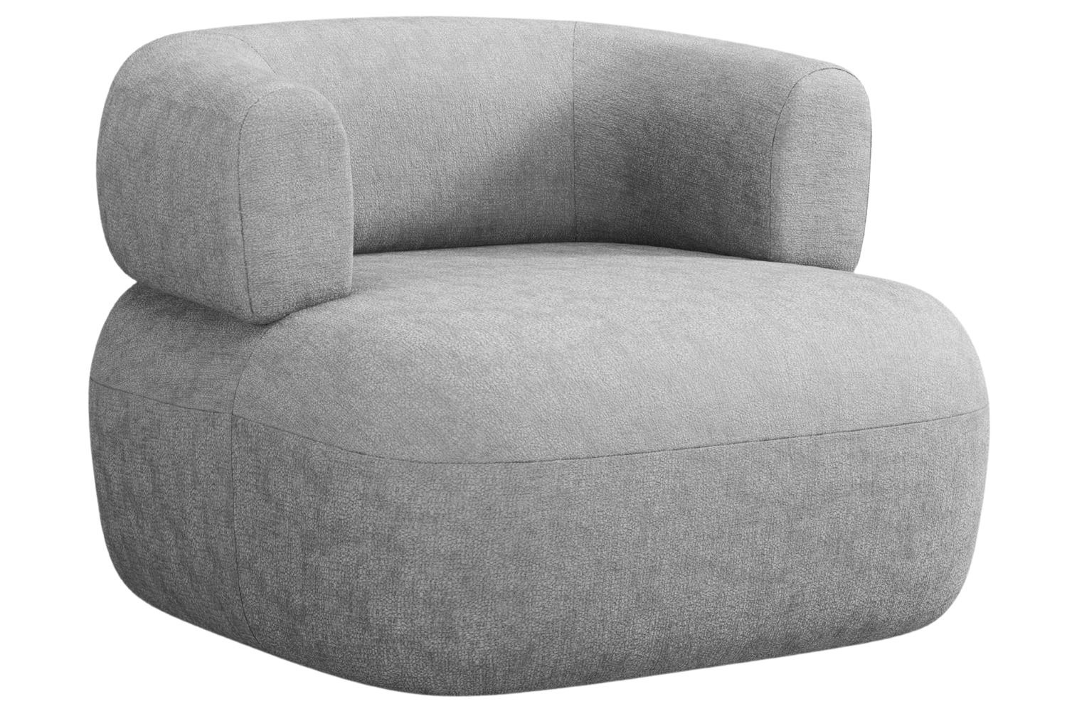 Windsor & Co Světle šedé křeslo Aldrin