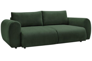 Bobochic Paris Zelená rozkládací pohovka Lucien 257 cm