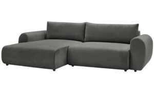 Bobochic Paris Šedá rozkládací pohovka Lucien 314 cm