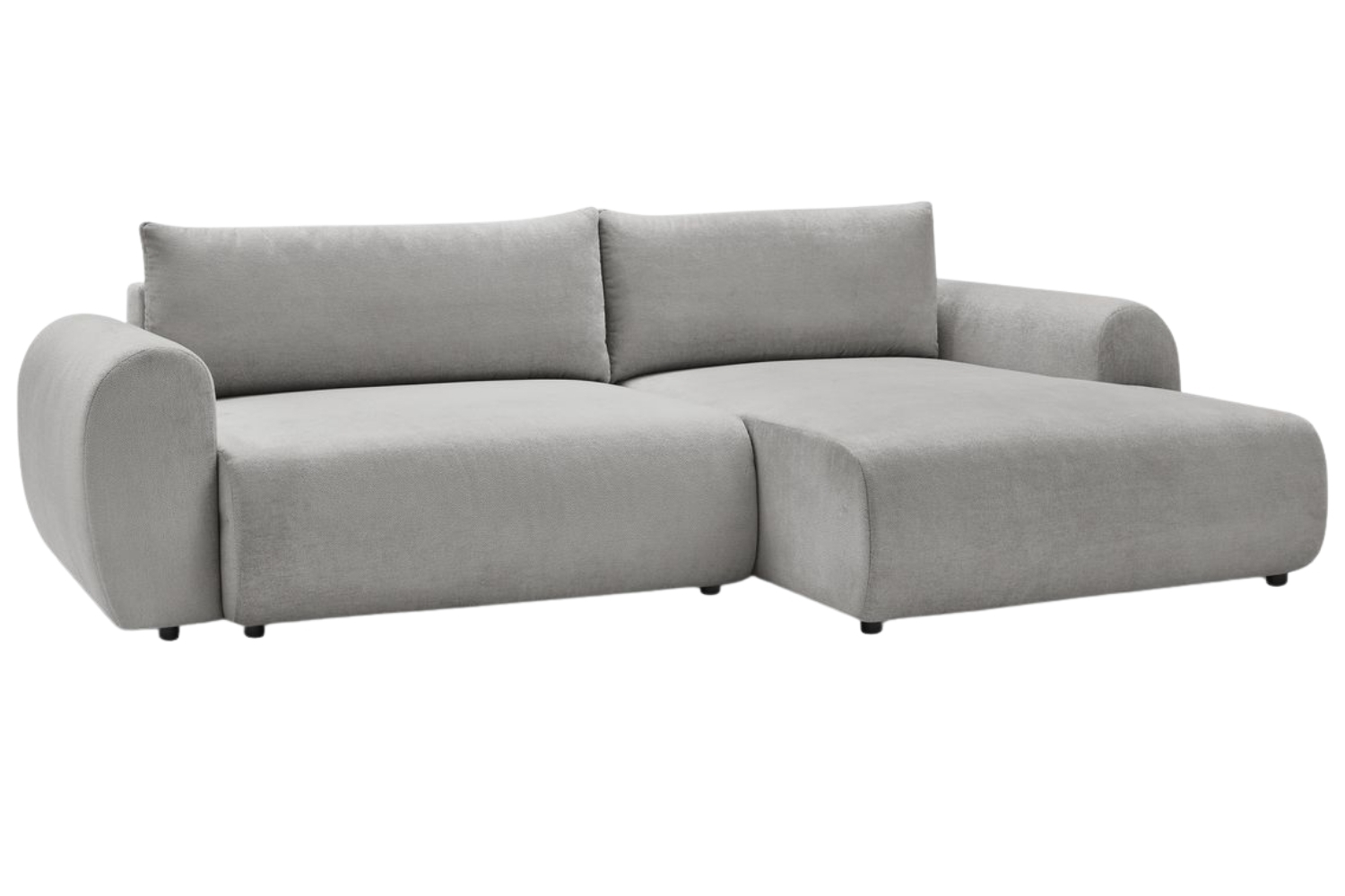 Bobochic Paris Světle šedá rozkládací pohovka Lucien 314 cm