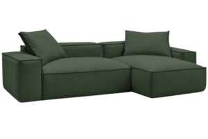 Bobochic Paris Zelená rohová pohovka Boheme 302 cm