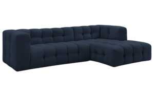 Bobochic Paris Tmavě modrá rohová pohovka Cloud 288 cm