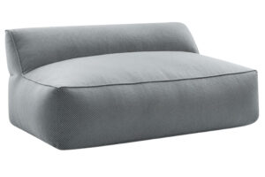 Bobochic Paris Černá zahradní pohovka Riviera 160 cm