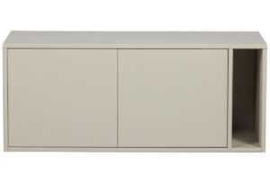 WOOOD Béžový dřevěný TV stolek Settle Down 108 x 44 cm