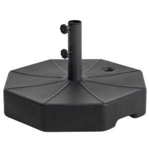 Kave Home Černý plastový podstavec ke slunečníku Aimar 60 x 60 cm