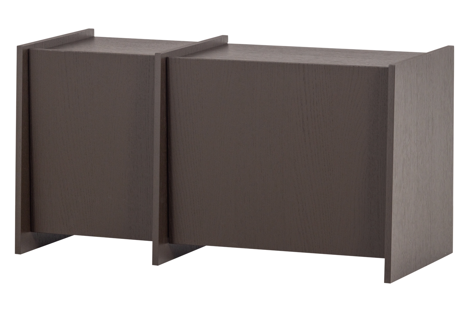 WOOOD Hnědý dřevěný TV stolek Brock 102 x 44 cm