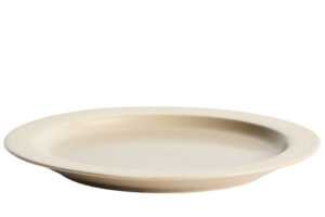 Kave Home Béžový keramický talíř Doren Ø20 cm