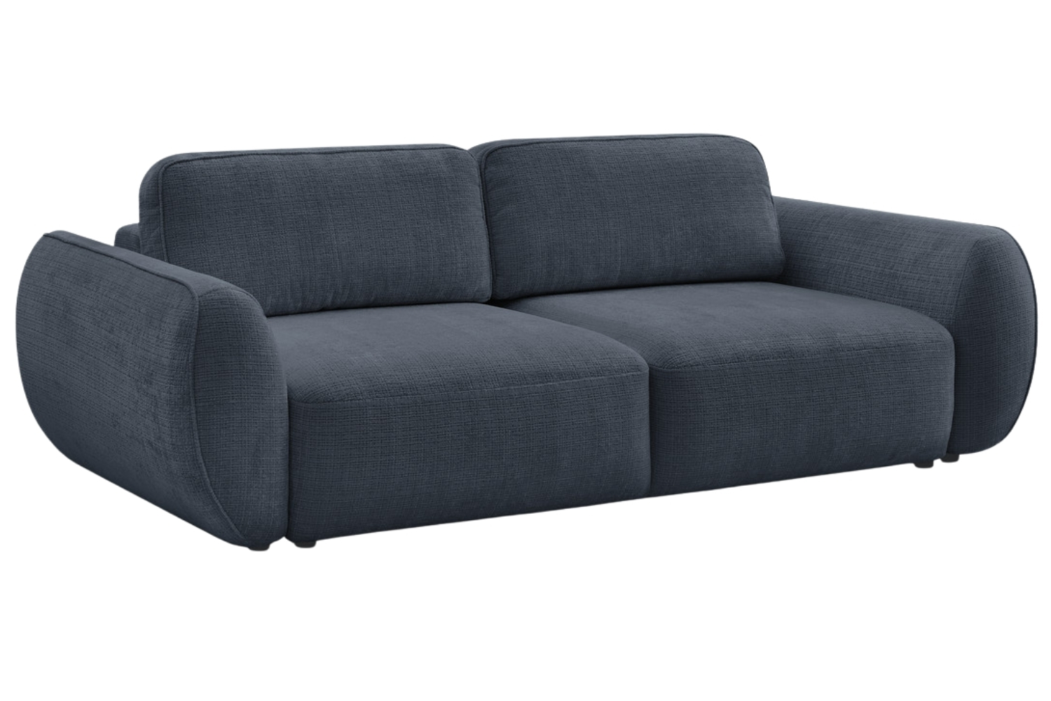 Bobochic Paris Tmavě modrá rozkládací pohovka Denise 250 cm