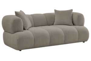 Bobochic Paris Světle hnědá bouclé dvoumístná pohovka Pamira 210 cm