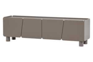 WOOOD Světle hnědý dřevěný TV stolek Root 200 x 45 cm