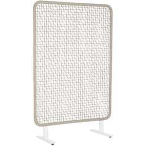 Bizzotto Bílo-šedý kovový paraván Babilo 180 cm