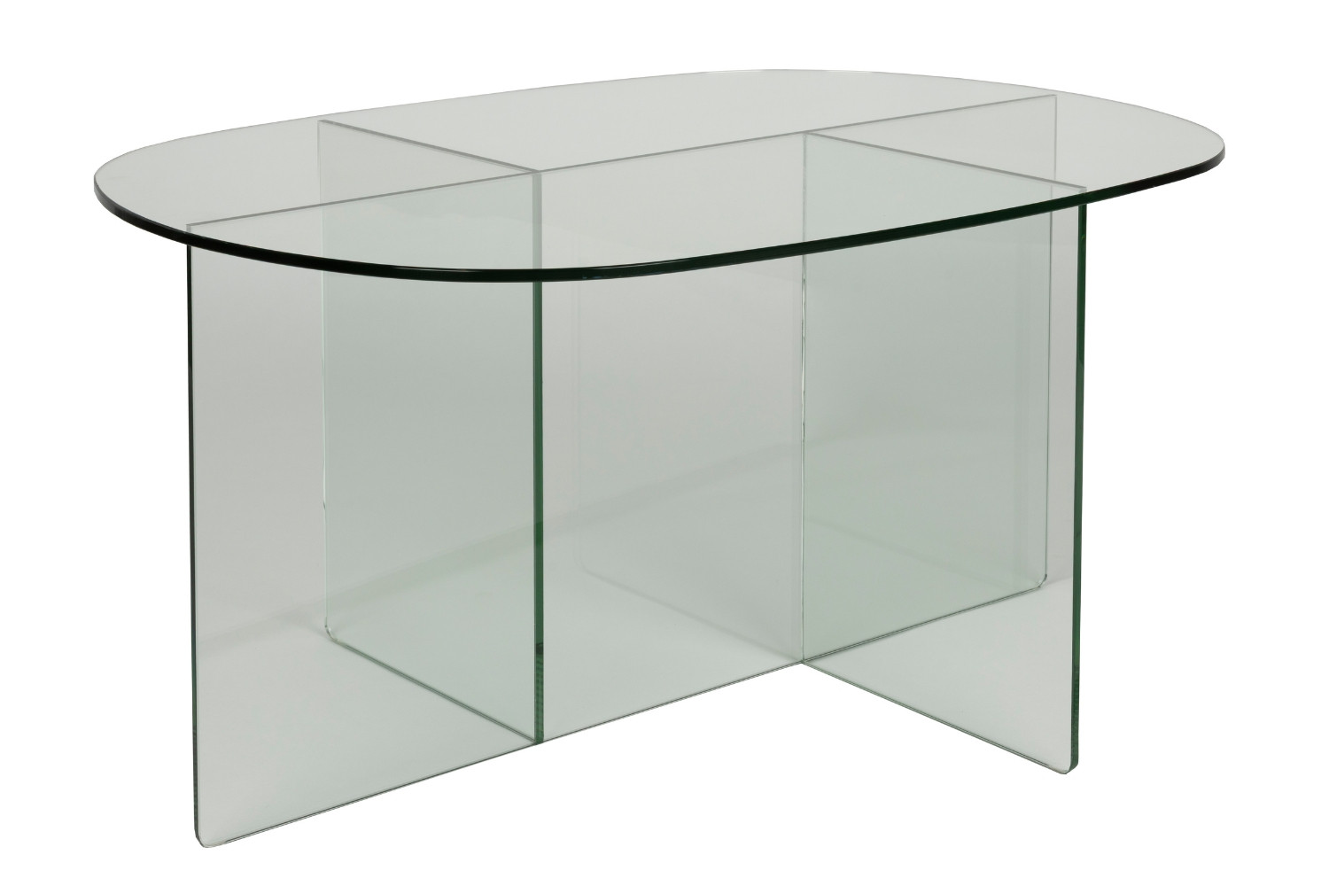 Zuiver Skleněný konferenční stolek LINEA 80 x 60 cm