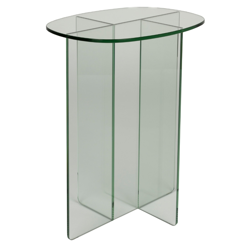 Zuiver Skleněný odkládací stolek LINEA 40 x 30 cm