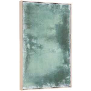 Kave Home Zelený abstraktní obraz Selnar 90 x 60 cm