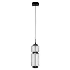 Nova Luce Skleněné závěsné LED světlo Liessa 12 cm