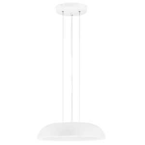 Nova Luce Bílé kovové závěsné LED světlo Felicia 45 cm