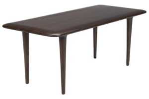 Dutchbone Tmavě hnědý dřevěný konferenční stolek ELROY 85 x 38 cm