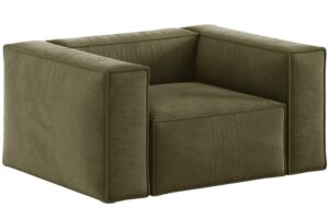 Cosmopolitan Design Zelené sametové křeslo Aveiro