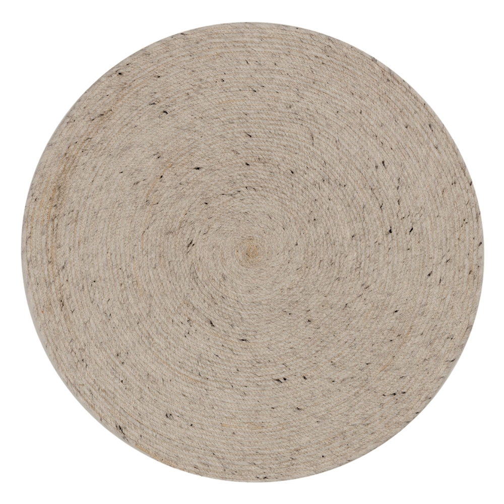 Kave Home Šedý vlněný koberec Takashi 150 cm