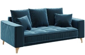 Devichy Sametová pohovka Chloe 204 cm